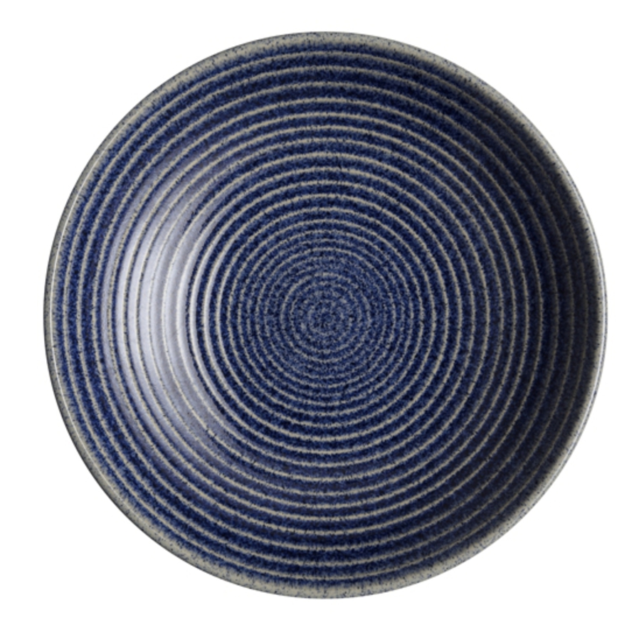 Studio Blue Cobalt Medium Ridged Bowl image 0